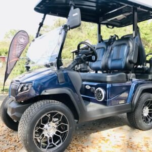2025 Evolution D5 Ranger 2+2 Plus Mediterranean Blue | Cart with CarPlay
