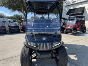 2025 Evolution D5 Ranger 4 Black Sapphire | Forward-Facing 4-Seater Cart