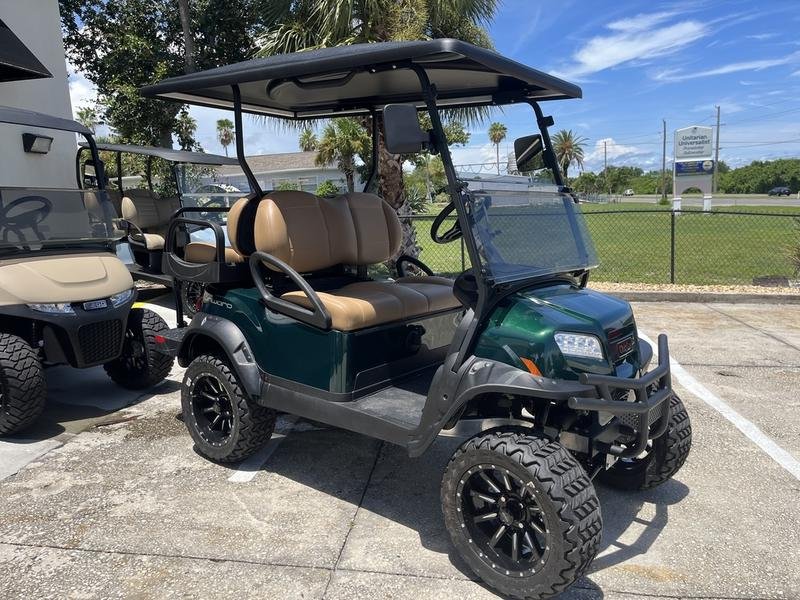 2026 Club Car Onward Lifted 4-Passenger Gas Golf Cart | Metallic Jade Green | Trail-Ready Power!