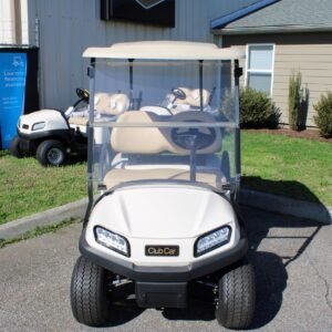 2024 Club Car Tempo 2+2 Electric Golf Cart | White | Versatile 4-Passenger Shuttle!