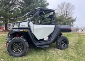 Buy 2024 Kandi Cowboy AWD Utility Electric Golf Cart — Dual Motors — Lithium — Gray — Fully Loaded