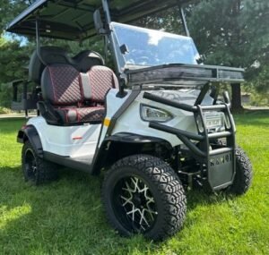2024 Kandi Kruiser 4 Passenger Lifted Electric Golf Cart — AGM Battery — 40 Mile Range — Fully Loaded